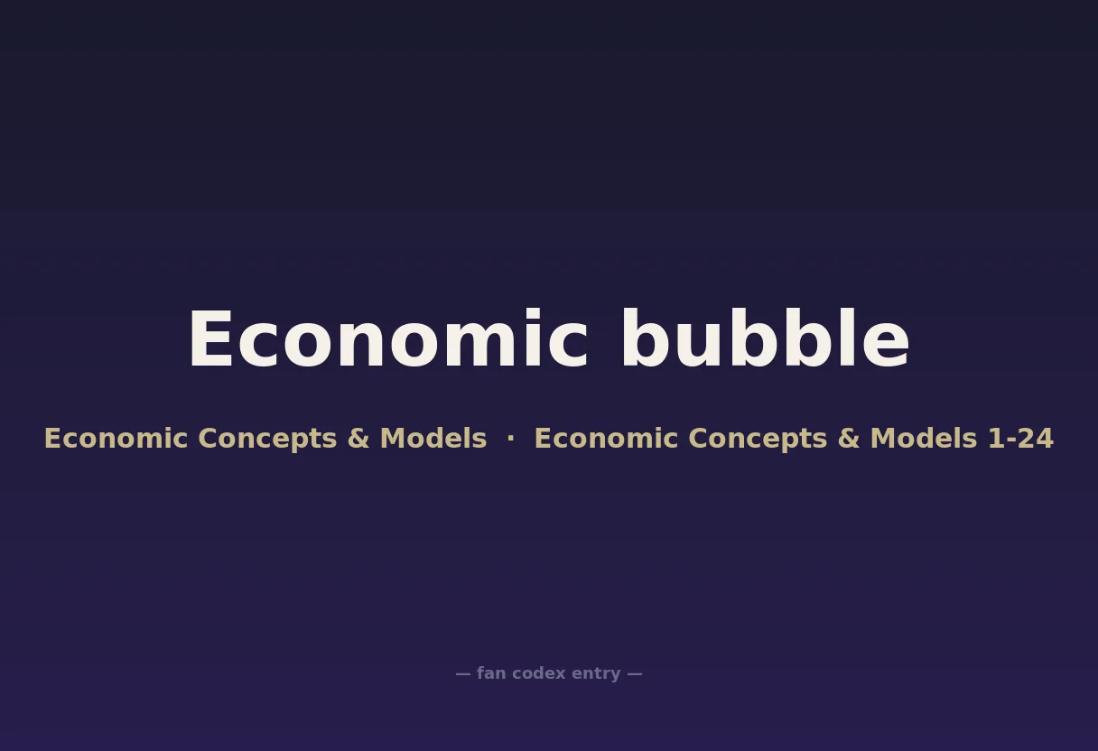 Economic bubble